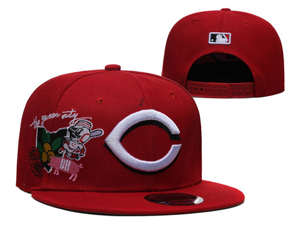Cincinnati Reds Stitched Snapback Hats 018